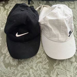 2 nike caps.